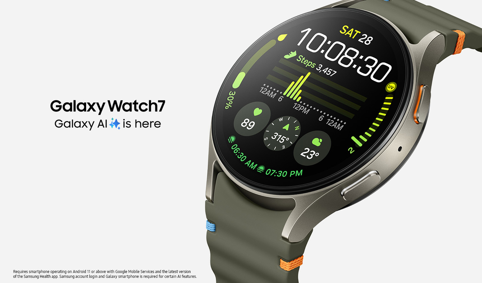 10% off new Galaxy Watch7, Watch Ultra and Buds3* plus, get an extra 30% off when you buy with Galaxy Z Flip6 or Z Fold6**