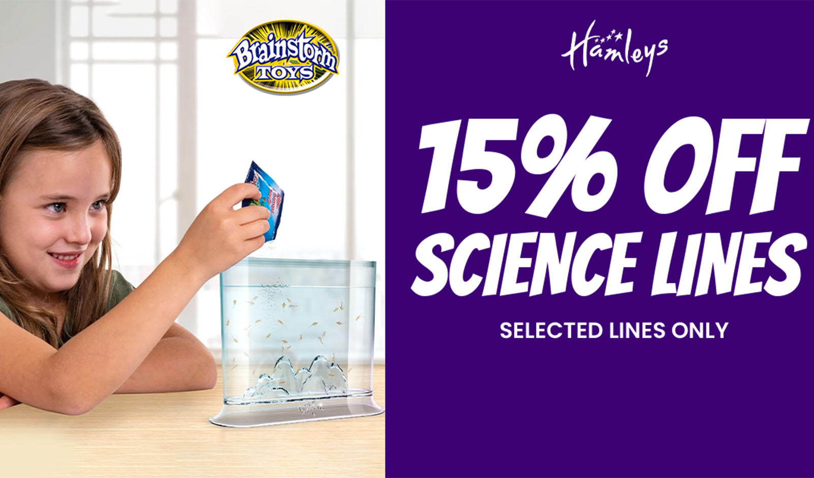 15% Off Selected Science And Educational Toys at Hamleys