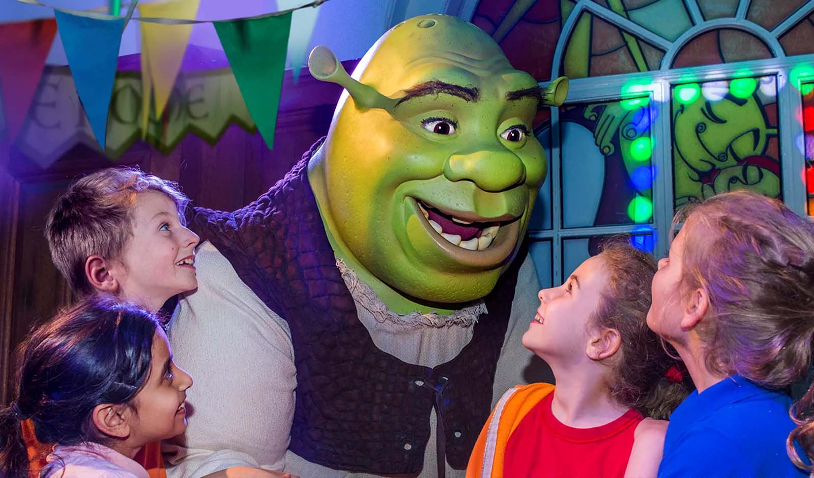 50% off Kids' tickets at Shrek's Adventure!