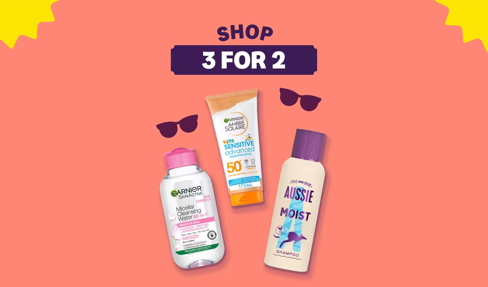 Travel Light and Save with 3 for 2 on Mini Toiletries at ASDA