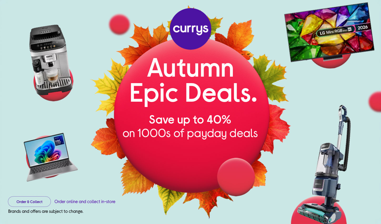 Autumn Epic Deals - Save Up to 40% at Currys