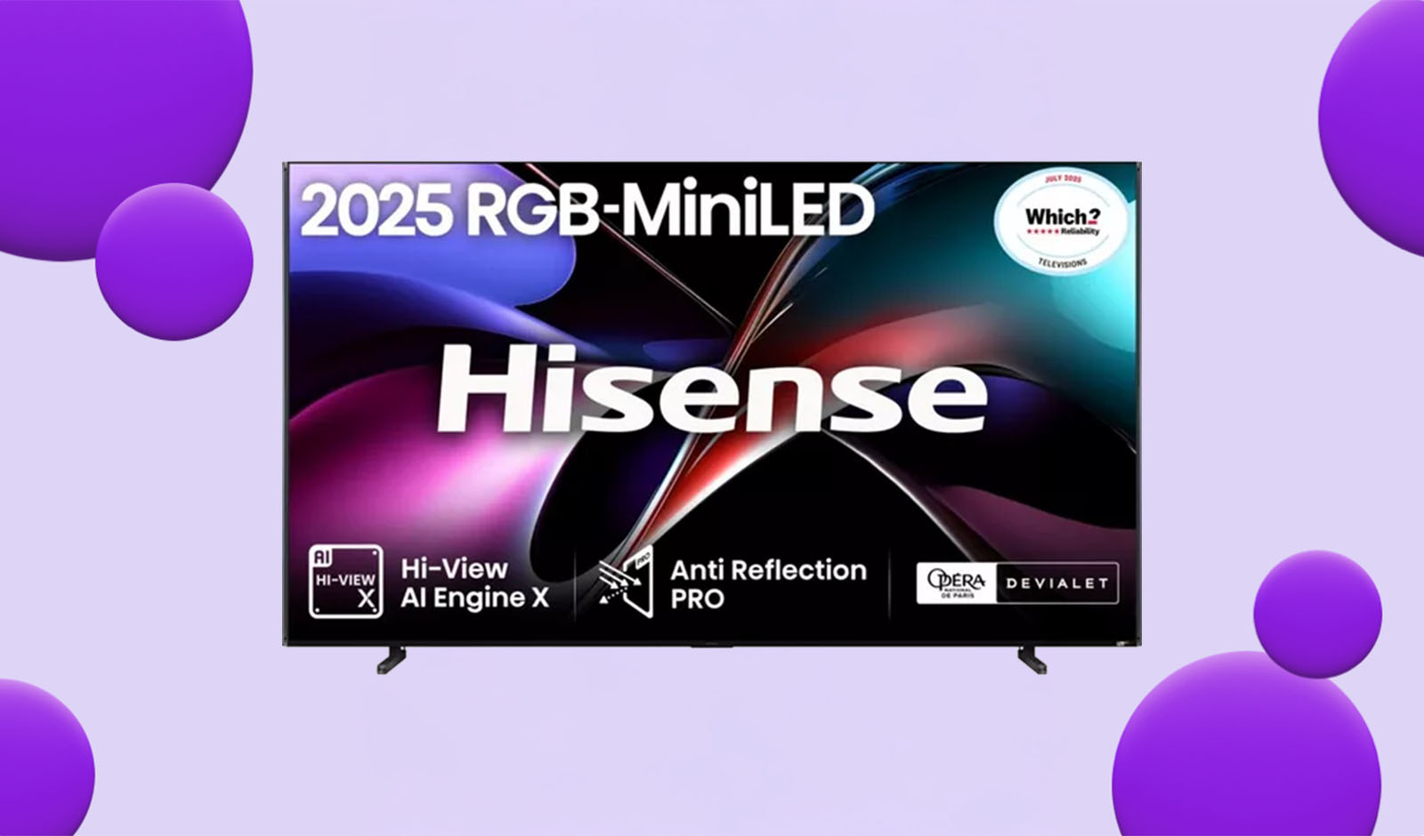 Bring the Big Screen Home with Up to £1,000 Off Hisense RGB MiniLED TVs