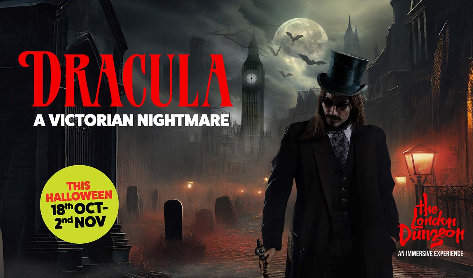 Experience Dracula: A Victorian Nightmare at The London Dungeon