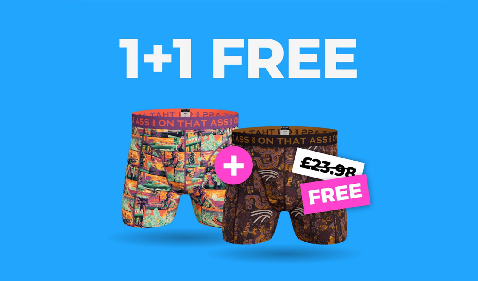 Try ON THAT ASS Boxers Free + An Extra Pair After Your Free Trial