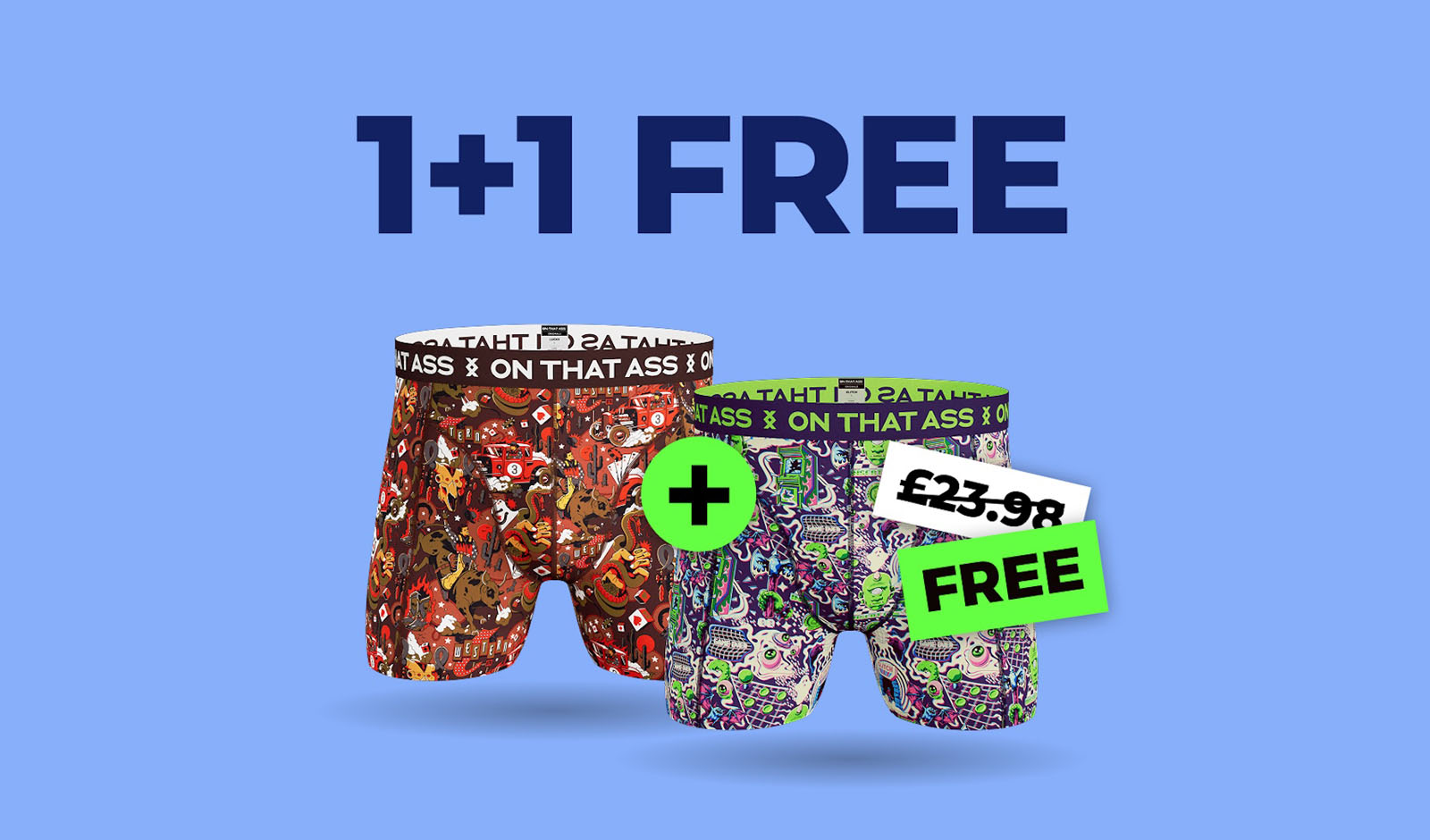 Try ON THAT ASS Boxers Free + An Extra Pair After Your Free Trial