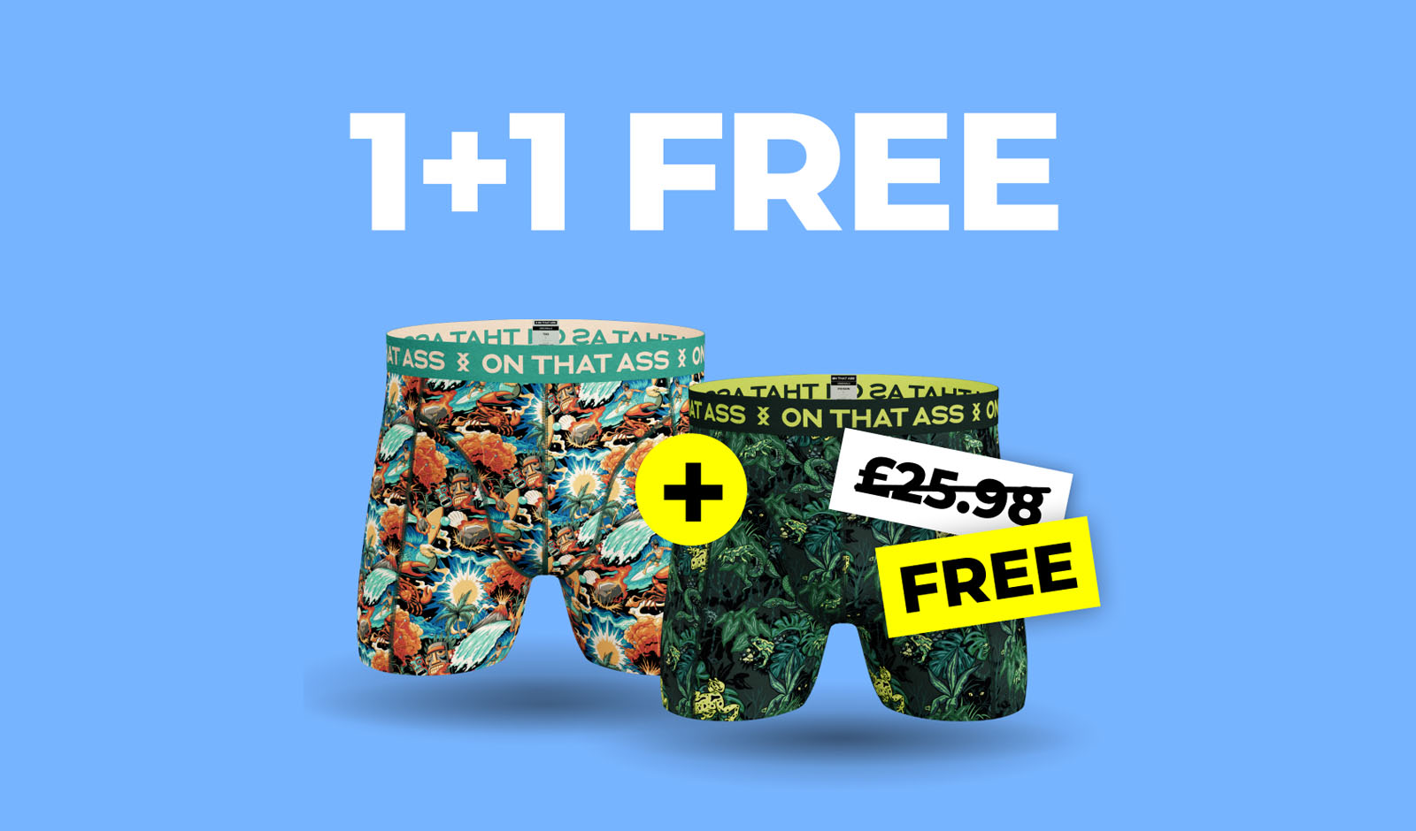 Try ON THAT ASS Boxers Free + An Extra Pair After Your Free Trial