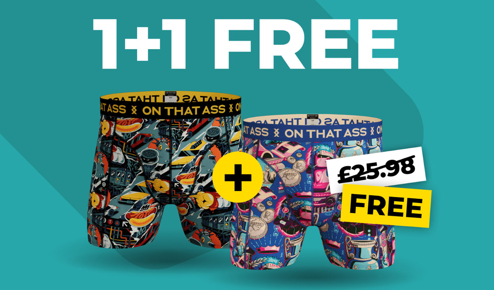 Try ON THAT ASS Boxers Free + An Extra Pair After Your Free Trial