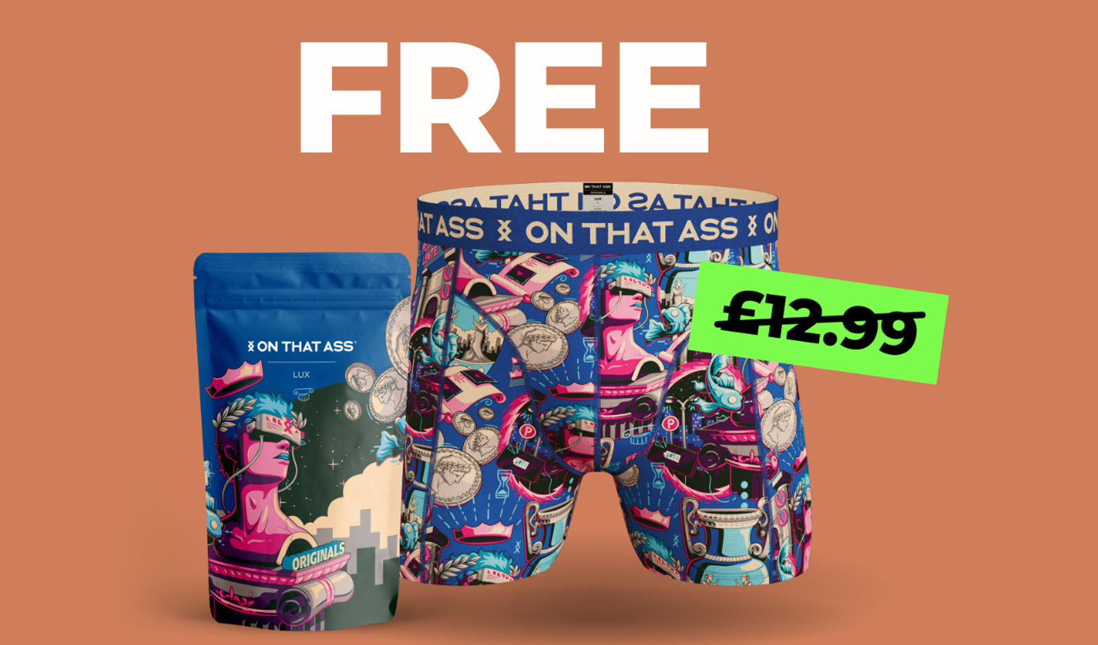 Feel Good From the Bottom Up – Try ON THAT ASS Boxers Free