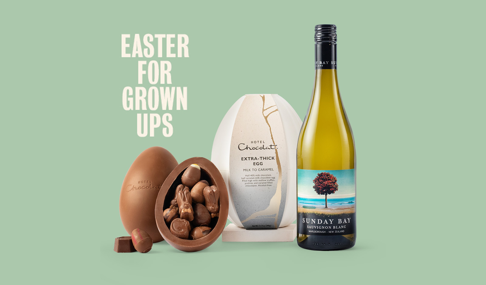 Get the Hotel Chocolat Easter Egg & Sauvignon Gift Set for £39