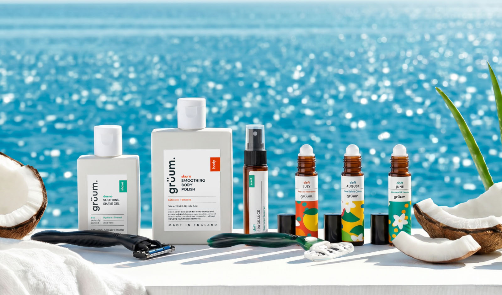 Free grüum Summer Set Worth Up to £36 – Smooth Skin or Summer Scents