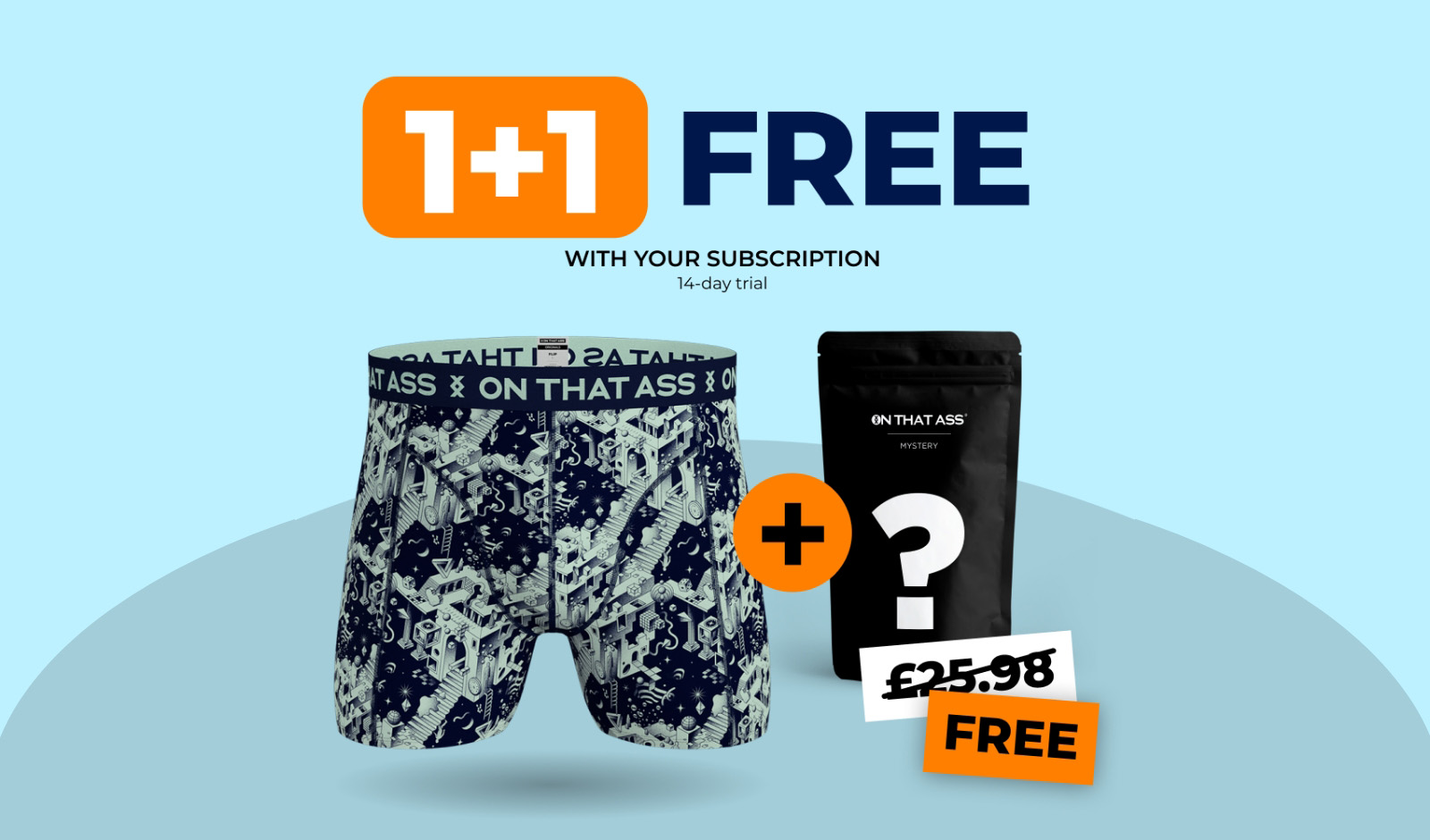 Try ON THAT ASS Boxers Free + An Extra Pair with Subscription