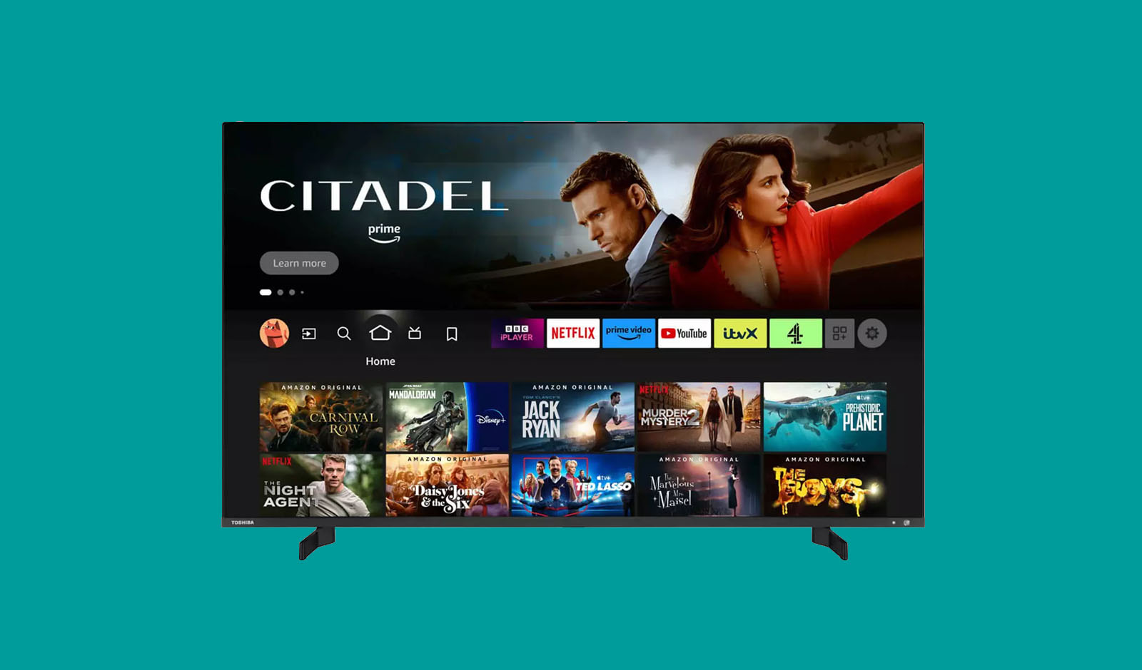 Save £90 on the Toshiba 55” QF5D QLED Fire TV, only £279