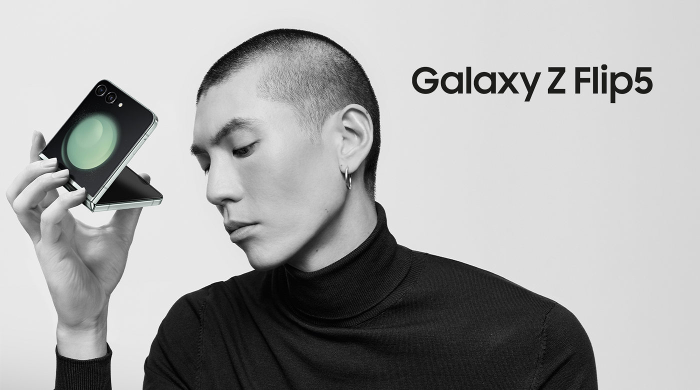 Save up to £114 on the Galaxy Z Flip5 plus get a guaranteed £200 off when you trade in*