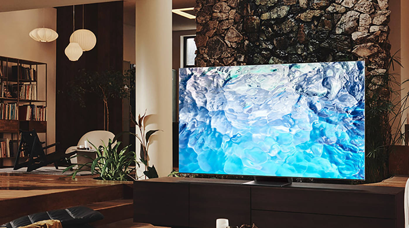 Save up to £1,500 on 8K TVs plus claim a free Galaxy Tab S8+*
