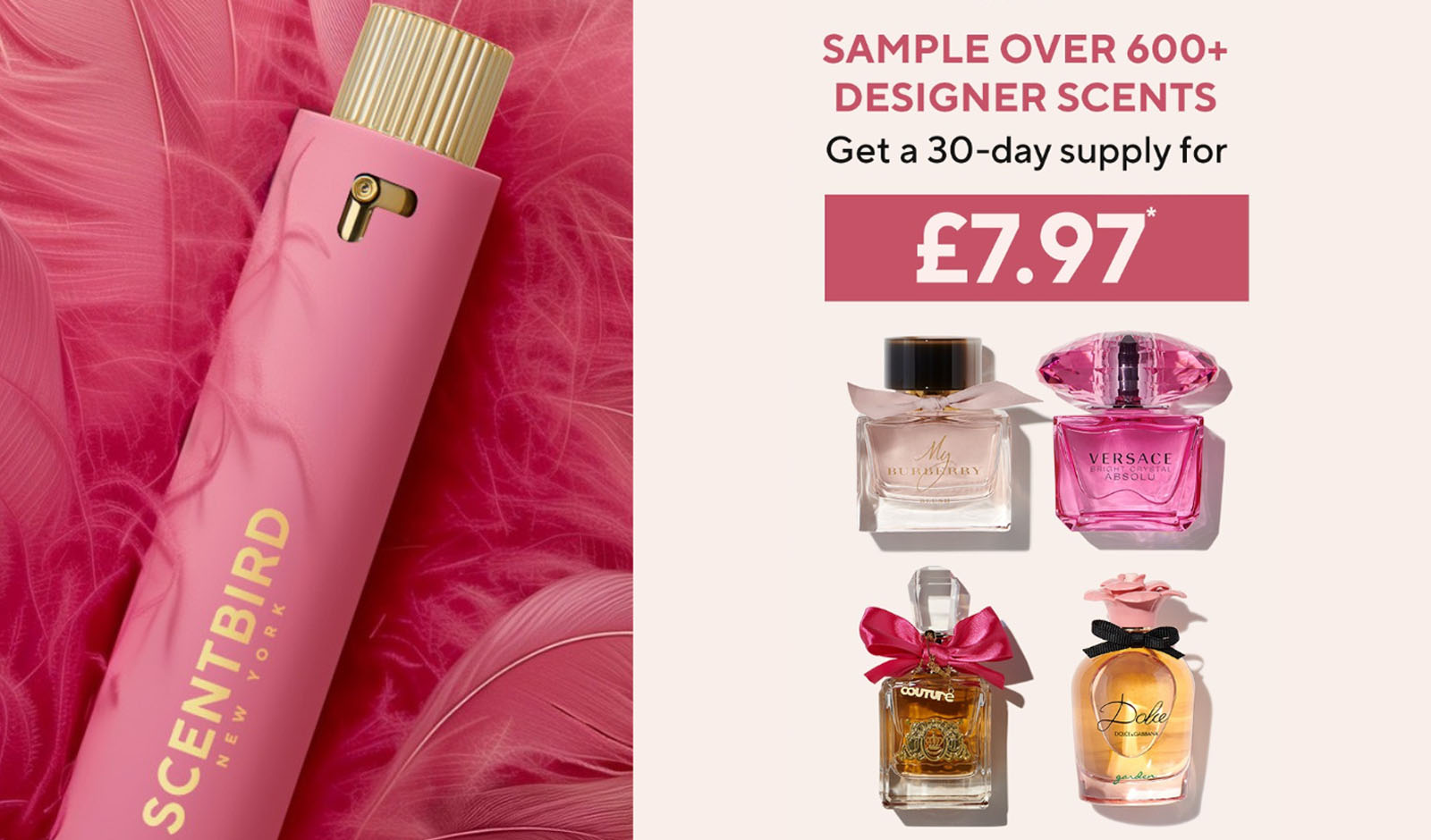 Save Designer Perfume – Only £7.97 Your First Month at Scentbird